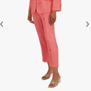 NWT Etro Coral Jacquard Pants